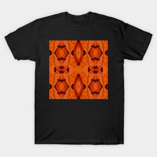 Orange Tiger Lily Pattern 3 T-Shirt